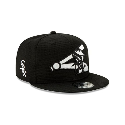 Chicago White Sox Gorra | New Era MLB Batting Practice 9fifty Snapback Cap Mexico - Negros